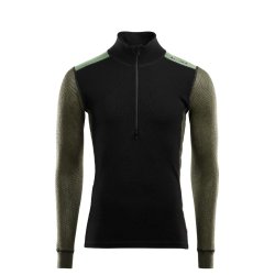 Aclima Woolnet Hybrid Mock Neck Man