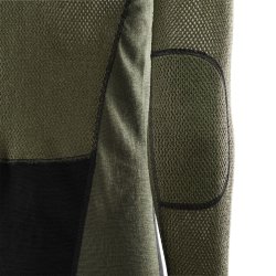 Aclima Woolnet Hybrid Mock Neck Man