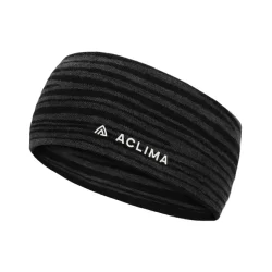 Aclima Warmwool Headband Unisex Onesize Black Motion