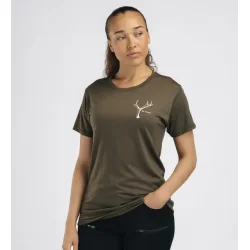 Aclima Lightwool 140 classic tee Antler Women