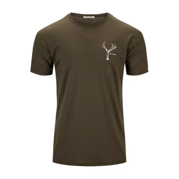 Aclima Lightwool 140 classic tee Antler Men
