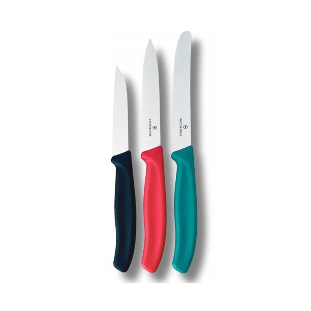 Victorinox Classic Sm�knive, Mix Farvede 3-pak
