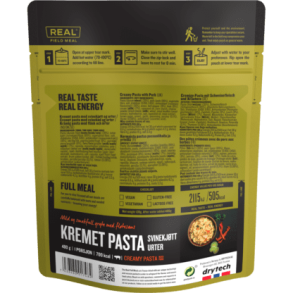 REAL Field Meal Cremet Pasta med Svinek�d og urter / Creamy Pasta with Pork 145 gr. 700 kcal