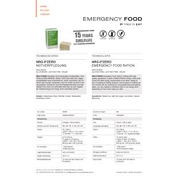 NRG-5 ZERO Emergency Food Ration 500g