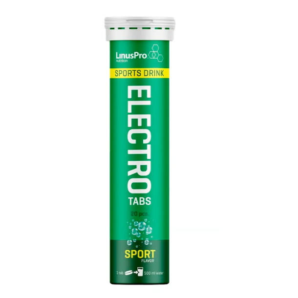 Linuspro Elektrolyt Tabs Sport 80g, 20 stk