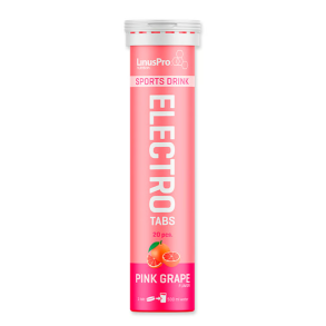 Linuspro Elektrolyt Tabs Pink Grape 80g, 20 stk