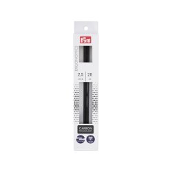 Prym Ergonomisk Strmpepinde Carbon, 20 cm