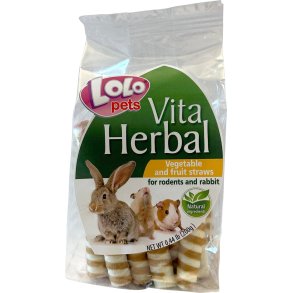 Lolo Pets Smakers stang for gnavere og kanin, Popcorn, 45 gr