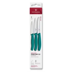 Victorinox Classic Paring Knife Set, 3-pak Turkis