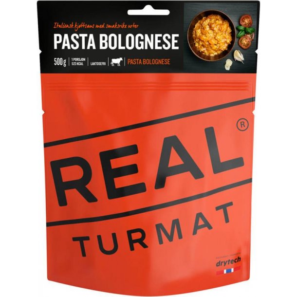 REAL Turmat Pasta Bolognese 122 g. 525 kcal