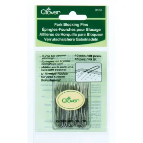 Clover Blocking Pins, 40 stk