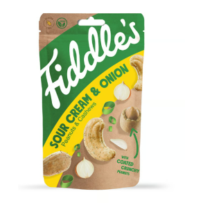 Fiddle's Peanuts & Cashews - Sour Cream & Onion 70g