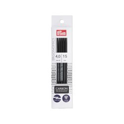 Prym Ergonomisk Strmpepinde Carbon, 15 cm