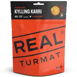 REAL Turmat Kylling i Karry / Chicken Curry 132 g. 627 kcal