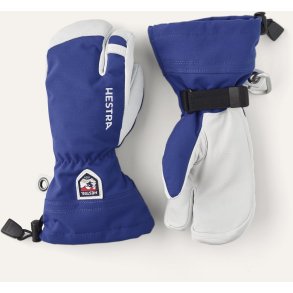 Hestra Army leather Heli Ski 3-finger Junior