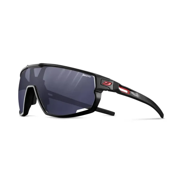 Julbo Rush Sports Solbriller Clear Reaktiv 0-3 Black / Red