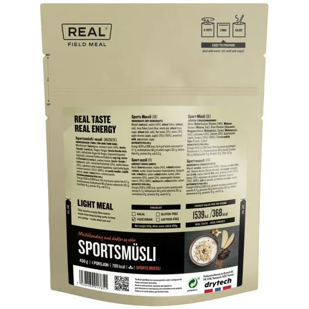 REAL Field Meal Morgenmad Sportsm�sli