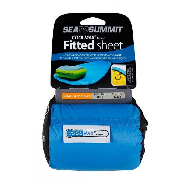 Sea To Summit Coolmax Fitted Sheet Blue