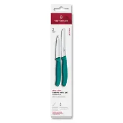 Victorinox Classic Paring Knife Set, 2-pak Turkis