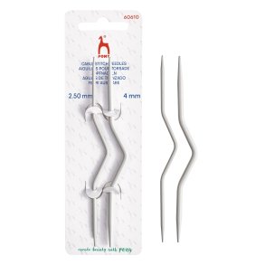 Pony Snoningsn�le 2 stk. 2,5 mm & 4 mm Aluminium