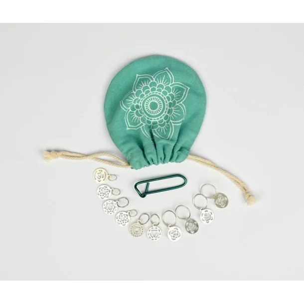 Knitpro mindful chakra strikkemark�rer s�lv 
