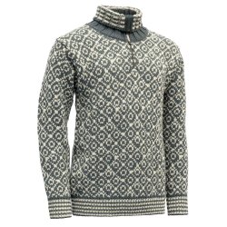 Devold Svalbard Sweater, med lynls, Unisex