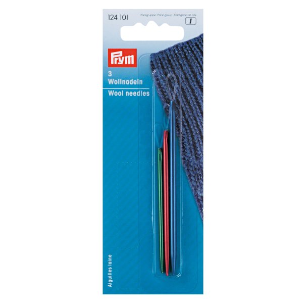 Prym Uldnl i aluminium, 3 stk