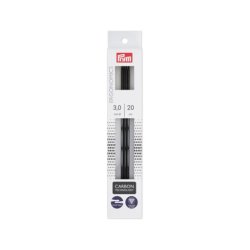 Prym Ergonomisk Strmpepinde Carbon, 20 cm