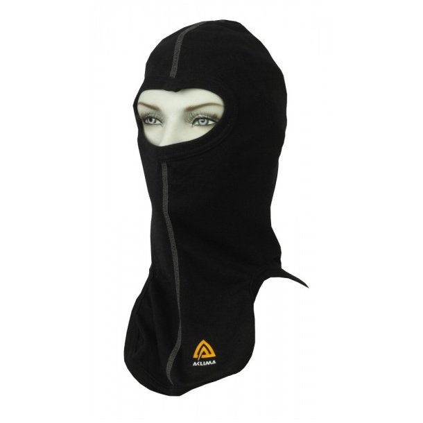 Aclima Warmwool Balaclava Unisex Black Onesize