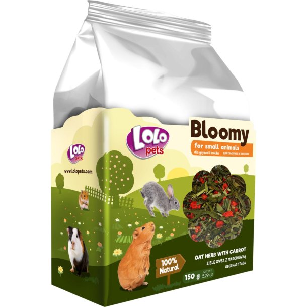Bloomy Herb oats with carrot Gnaver/Kanin, 150 g