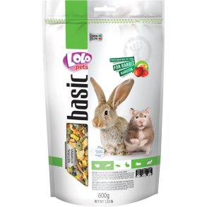 Lolo Pets Pets Kanin-/hamsterfoder, 600 g