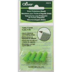 Clover Pindebeskytter Small, 4-pak Gr�n, Passer til str. 2,0 - 4,5mm.