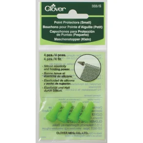 Clover Pindebeskytter Small, 4-pak Gr�n, Passer til str. 2,0 - 4,5mm.