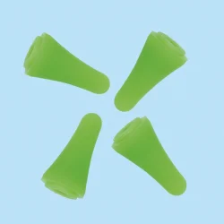 Clover Pindebeskytter Small, 4-pak Gr�n, Passer til str. 2,0 - 4,5mm.