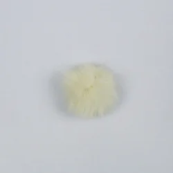 Pompon Kaninh�r, med elastikl�kke