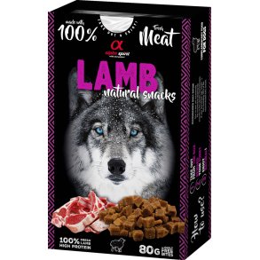 Qimminut Alpha Spirit Naturals Lamb dog snacks (lamb), 80 g