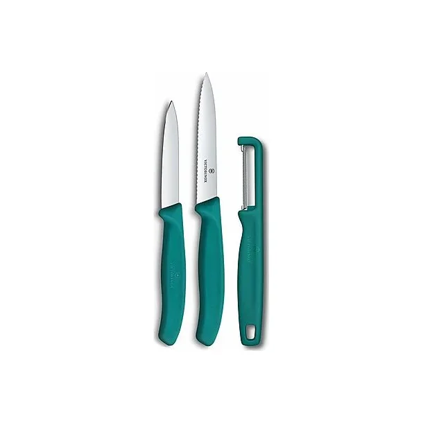 Victorinox Classic Sm�knive Paring Knife Set, 3-pak, Turkis