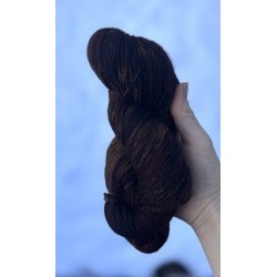 Qiviut Standard Moskusgarn 2 tr�ds l�bel�ngde 360 m, ca. 50 gram Brown Mix