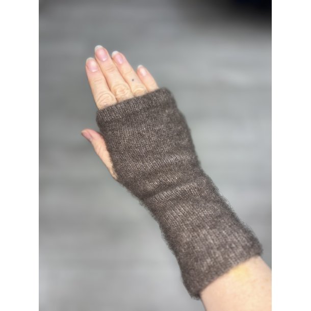 Moskus Qiviut Musk Ox H�ndledsvarmere lange med hul til tommelfinger 2