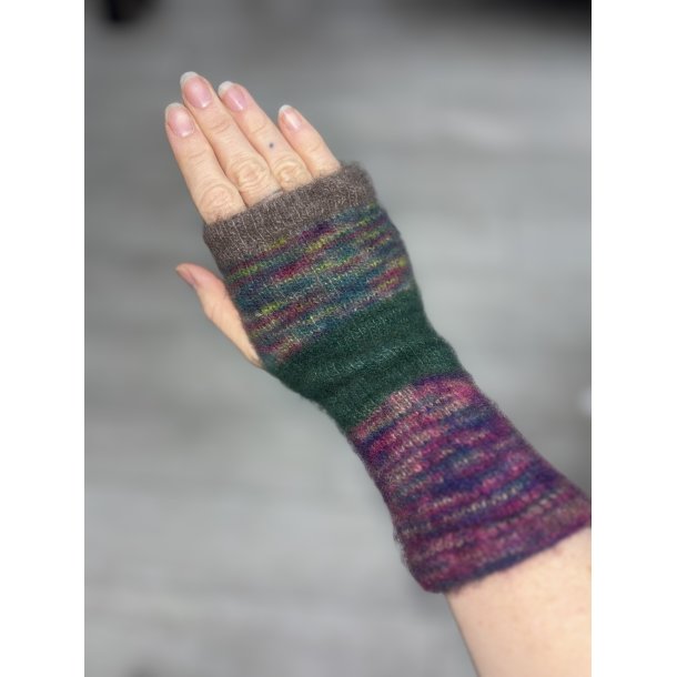 Moskus Qiviut Musk Ox H�ndledsvarmere lange med hul til tommelfinger 5