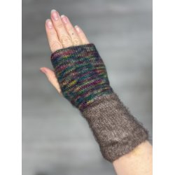 Moskus Qiviut Musk Ox Hndledsvarmere lange med hul til tommelfinger