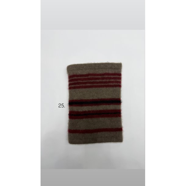 Moskus Qiviut Musk Ox Strik Standard Halsrr enkelt lag Farvet 25