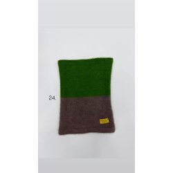 Moskus Qiviut Musk Ox Strik Standard Halsrr enkelt lag Farvet