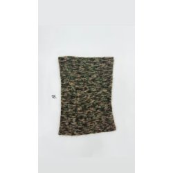 Moskus Qiviut Musk Ox Strik Standard Halsrr enkelt lag Farvet