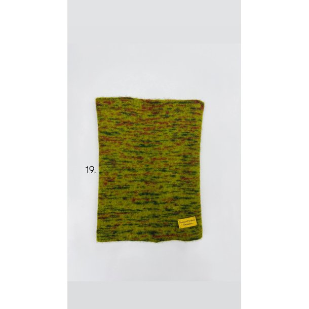 Moskus Qiviut Musk Ox Strik Standard Halsrr enkelt lag Farvet 19