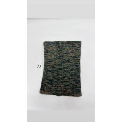 Moskus Qiviut Musk Ox Strik Standard Halsrr enkelt lag Farvet