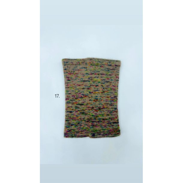 Moskus Qiviut Musk Ox Strik Standard Halsrr enkelt lag Farvet 17