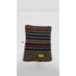 Moskus Qiviut Musk Ox Strik Standard Halsrr enkelt lag Farvet