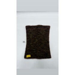 Moskus Qiviut Musk Ox Strik Standard Halsrr enkelt lag Farvet