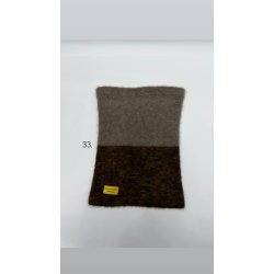 Moskus Qiviut Musk Ox Strik Standard Halsrr enkelt lag Farvet